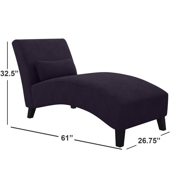 Wade Logan® Verdi Armless Chaise Lounge & Reviews Wayfair Canada